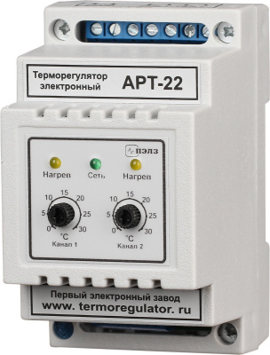 Терморегулятор АРТ-22-5К с датчиками KTY-81-110 1 кВт DIN в России