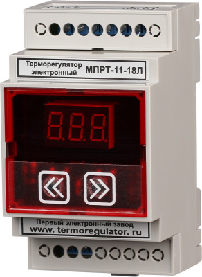 Терморегулятор МПРТ-11-18Л 1 кВт цифровое управление защита от сухого хода  DIN в России